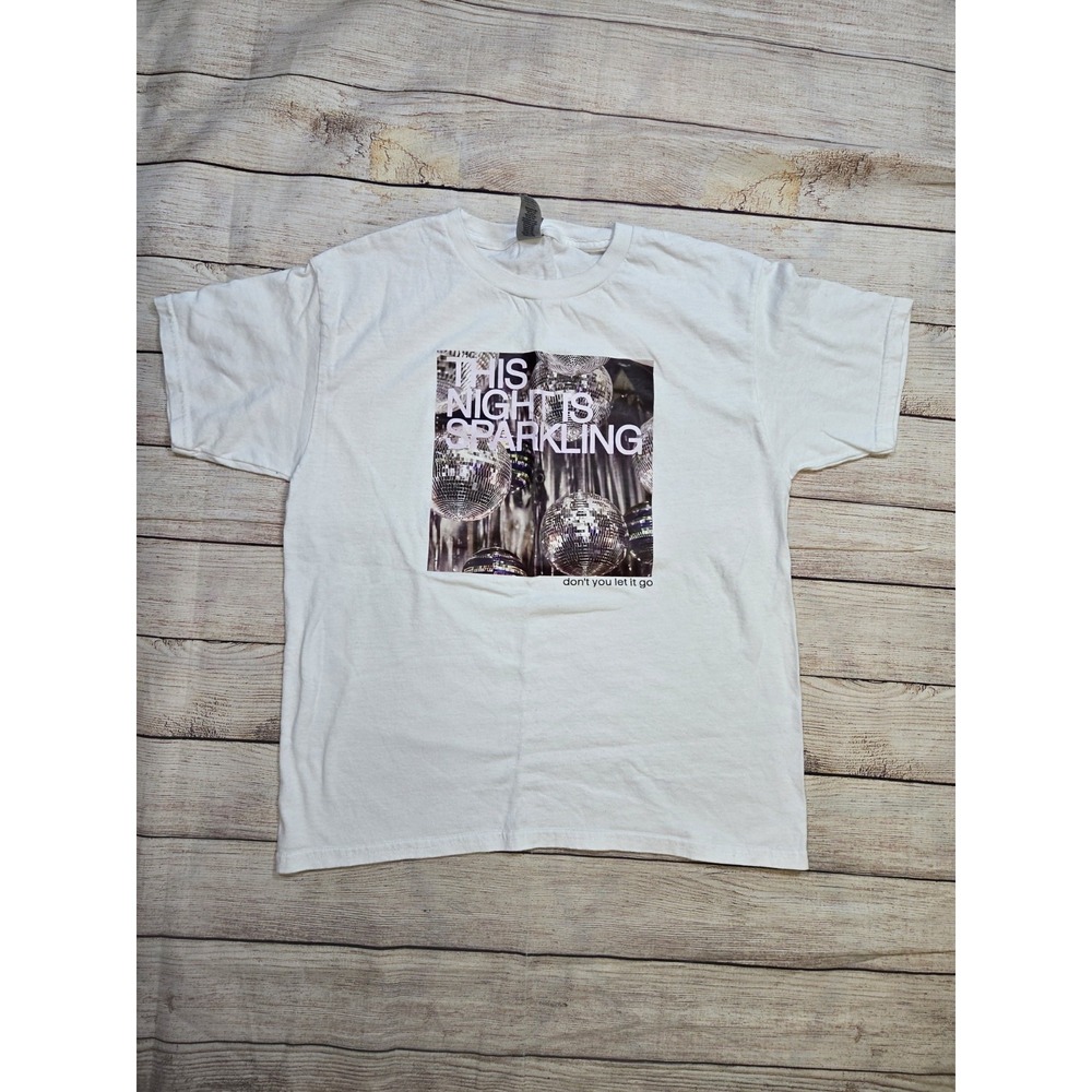 Taylor Swift Shirt Youth Large Enchanted Lyrics Tee Graphic Swiftie